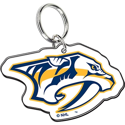 Porte-clés en acrylique premium WinCraft avec logo de l'équipe des Predators de Nashville