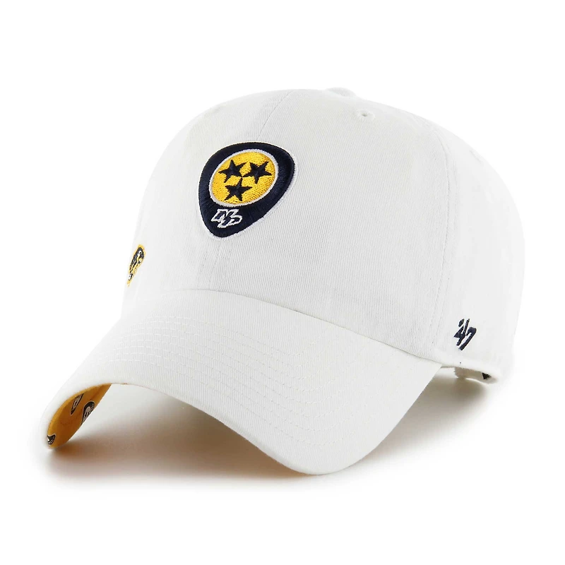 Casquette réglable '47 Nashville Predators Confetti Clean Up pour femmes