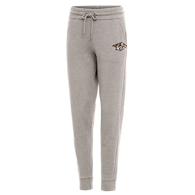 Women's Antigua Oatmeal Nashville Predators Action Jogger Pants