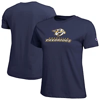 Women's Champion  Navy Nashville Predators Wordmark Lockup T-Shirt