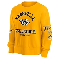 V110793 Prdatr 0599 NHL Fanatics Sweat à capuche en molleton de coton pour femme FA24 Go Team SWTLADCRW 01FE-0599-2GL-P24 #9
