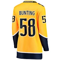 Women's Fanatics Michael Bunting Gold Nashville Predators Home Breakaway Player Jersey
