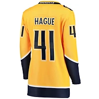 Maillot Nicolas Hague Gold des Predators de Nashville à domicile pour femmes