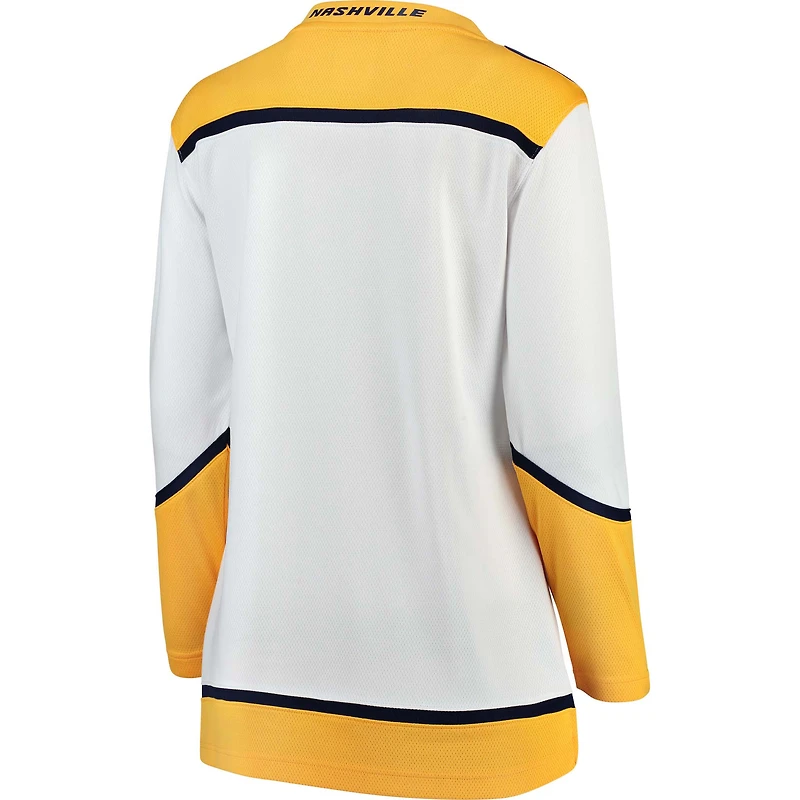 Women's Fanatics White Nashville Predators Away Breakaway Jersey