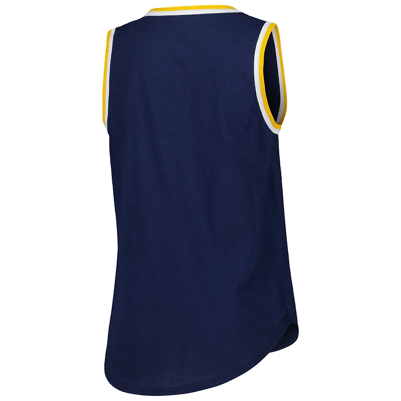 Women's G-III 4Her by Carl Banks Navy Nashville Predators Strategy Tank Top