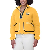 Veste polaire à demi-zip Gold Nashville Predators pour femme WEAR by Erin Andrews