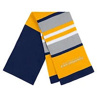 WEAR by Erin Andrews Ensemble gants et écharpe à rayures des Predators de Nashville pour femmes