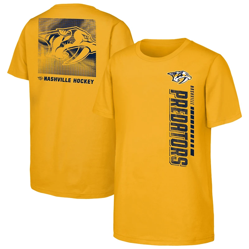T-shirt Atmosphere Gold pour jeunes des Predators de Nashville