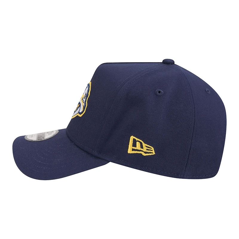 Youth New Era Navy Nashville Predators 9FORTY A-Frame Adjustable Hat
