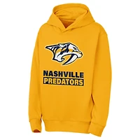 Youth Outerstuff  Gold Nashville Predators Back to Basics Hoodie