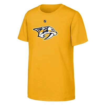 T-shirt Outerstuff Gold Nashville Predators pour jeunes, logo principal