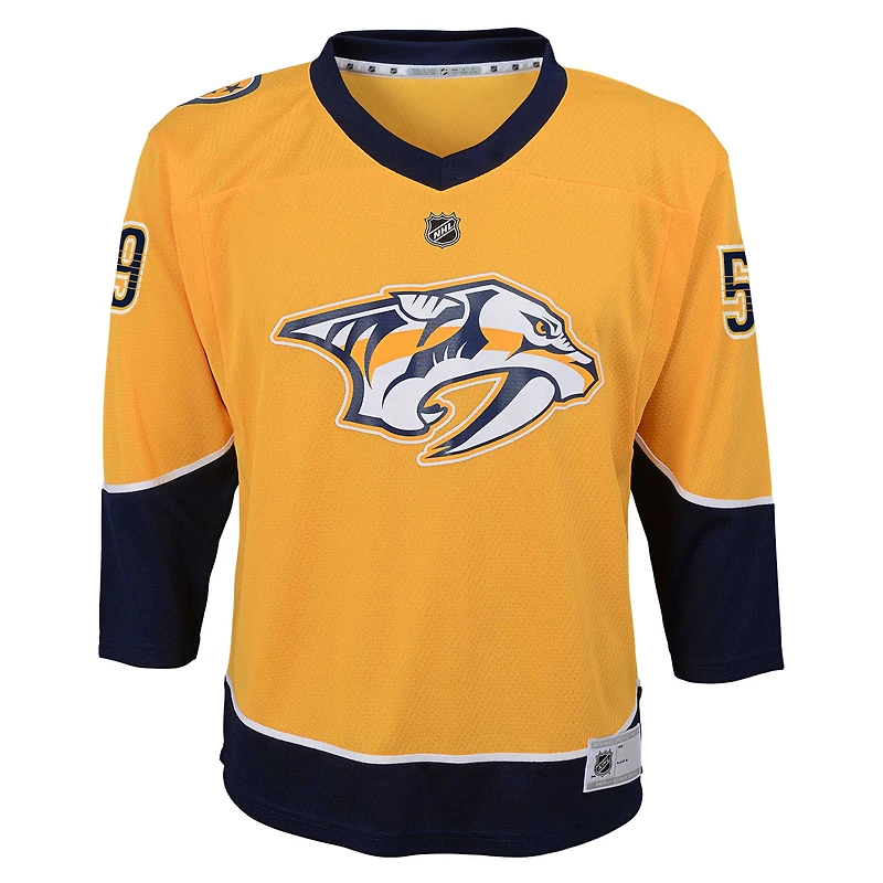 Youth Roman Josi Gold Nashville Predators Home Replica Player Jersey