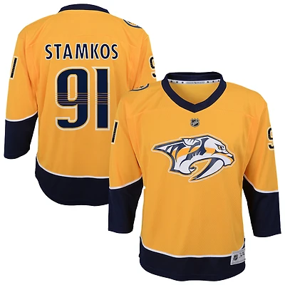 Maillot de joueur alternatif réplique doré Steven Stamkos des Nashville Predators pour jeunes