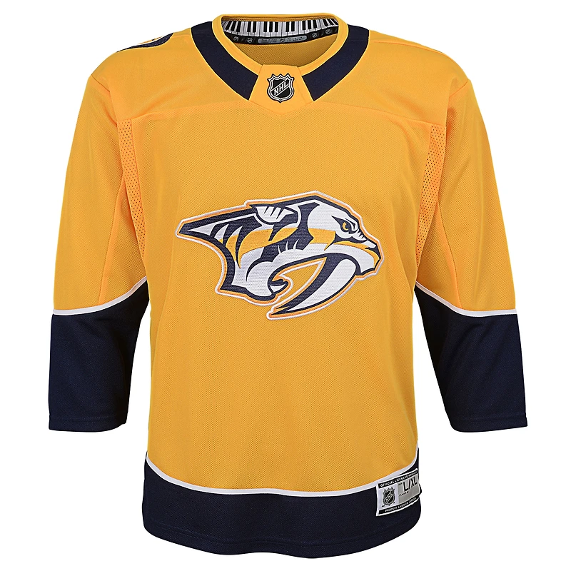 Jeunes Nashville Predators Home Premier Maillot vierge jaune