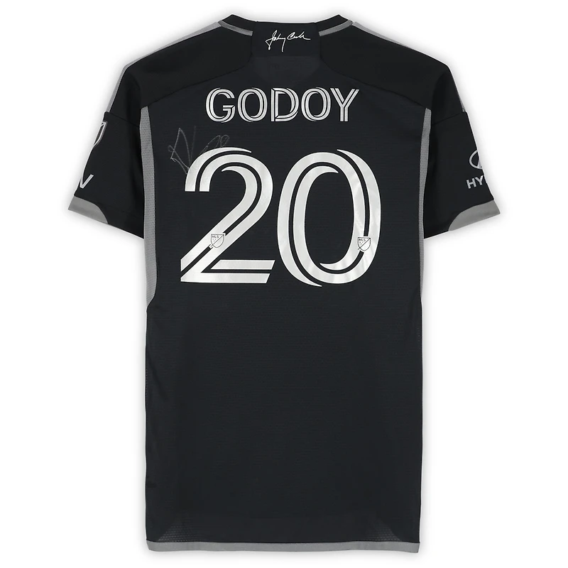 Maillot adidas noir dédicacé par Anibal Godoy (Nashville SC) n° 20 (saison 2024 de la MLS) - Taille M