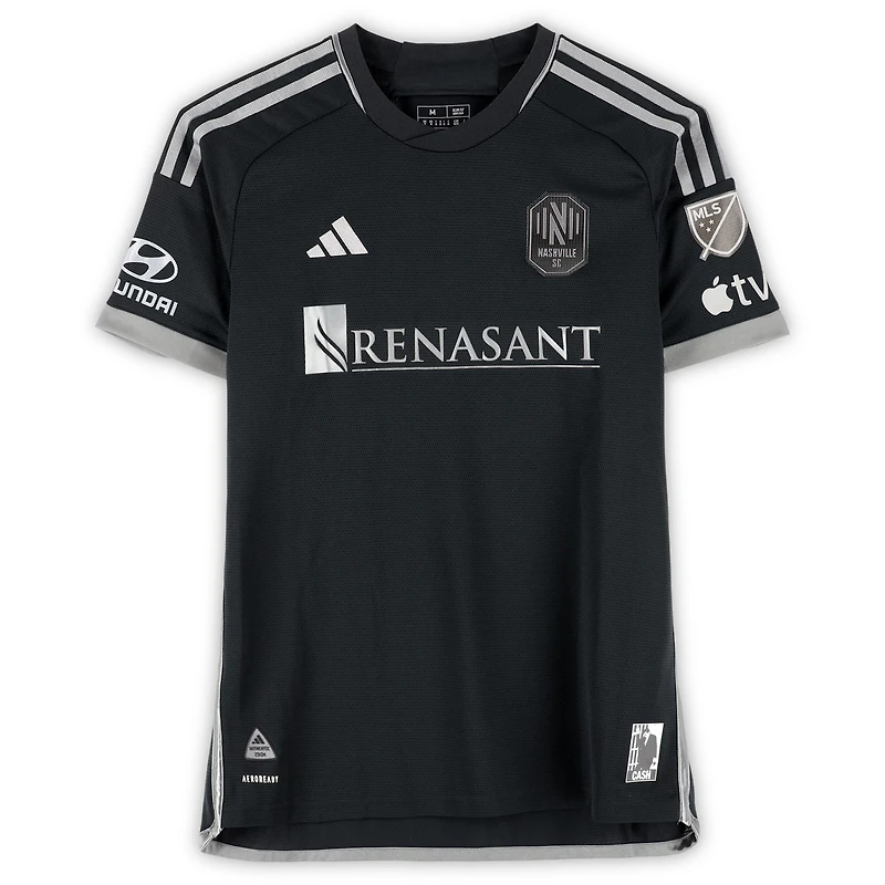Anibal Godoy Nashville SC Autographed Match-Used #20 Black adidas Jersey from the 2024 MLS Season - Size M