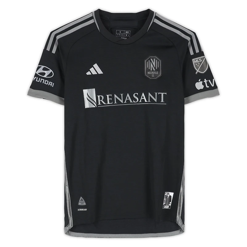 Daniel Lovitz Nashville SC Autographed Match-Used #2 Black adidas Jersey from the 2024 MLS Season - Size S