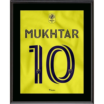 Hany Mukhtar Nashville SC 10.5" x 13" Homecoming Jersey Style Number 10 Sublimated Plaque