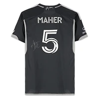 Jack Maher Nashville SC Autographed Match-Used #5 Black adidas Jersey from the 2024 MLS Season - Size M