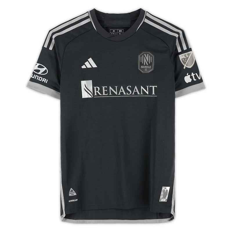 Jack Maher Nashville SC Autographed Match-Used #5 Black adidas Jersey from the 2024 MLS Season - Size M