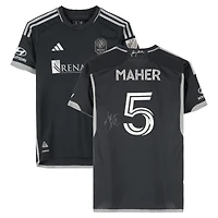 Jack Maher Nashville SC Autographed Match-Used #5 Black adidas Jersey from the 2024 MLS Season - Size M