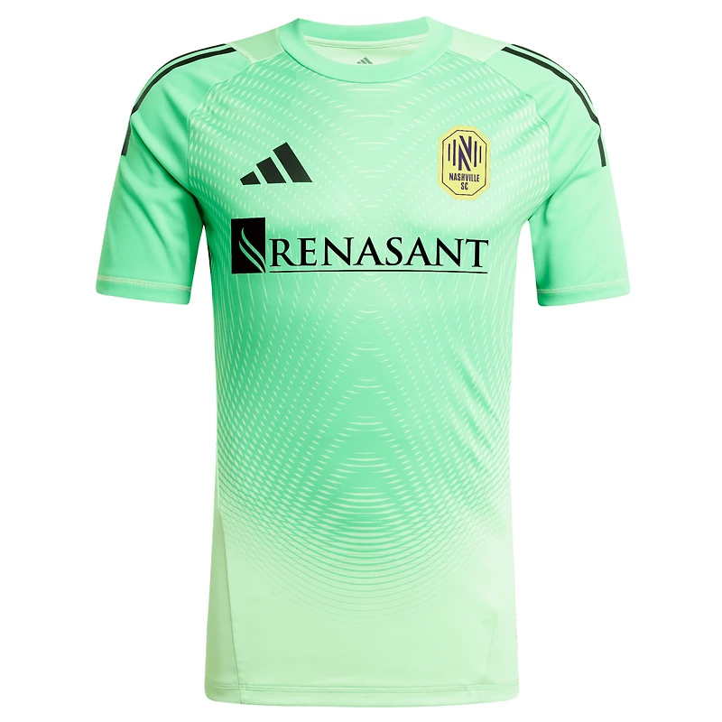 Maillot de gardien but adidas vert Nashville SC 2025 pour homme