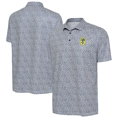 Men's Antigua White Nashville SC Field Ditsy Polo