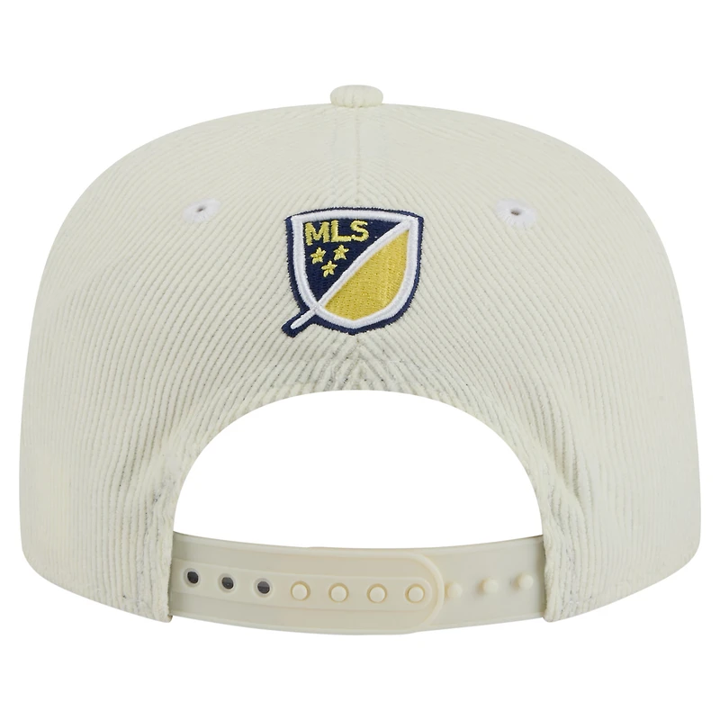 Men's New Era  Cream Nashville SC 2025 Kickoff Snapback Golfer Hat