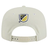Men's New Era  Cream Nashville SC 2025 Kickoff Snapback Golfer Hat