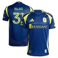 Men's adidas Andy Najar Navy Nashville SC 2025 The Heart of Kit On-Field Authentic Jersey