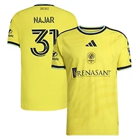 Maillot authentique adidas Andy Najar jaune Nashville SC 2026 The Reverb Kit pour homme