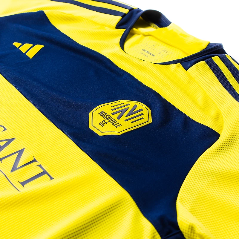 Men's adidas Hany Mukhtar Yellow Nashville SC 2024 The 615 Kit Authentic Player Jersey
