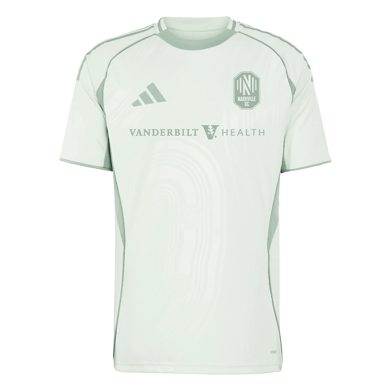 Men's adidas Light Green Nashville SC 2025 One Planet Pre-Match Top