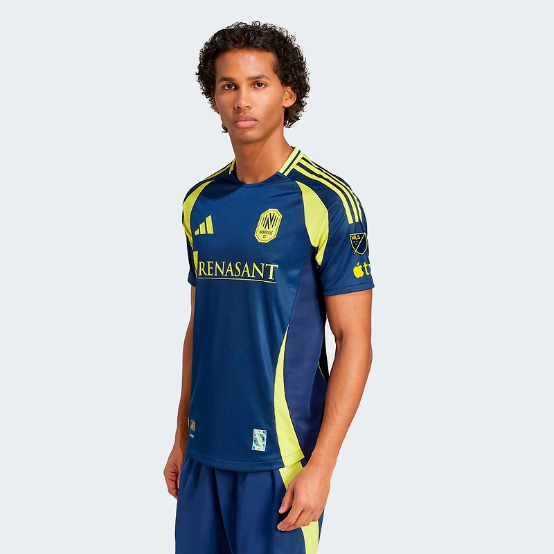 Maillot authentique adidas Nashville SC 2025 The Heart Of pour homme bleu marine