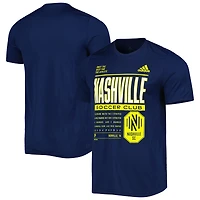 Men's adidas Navy Nashville SC Club DNA Performance T-Shirt