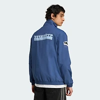 Veste zippée intégrale adidas Originals Nashville SC 2025 Archive Collection Anthem pour homme, bleu