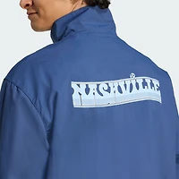 Veste zippée intégrale adidas Originals Nashville SC 2025 Archive Collection Anthem pour homme, bleu