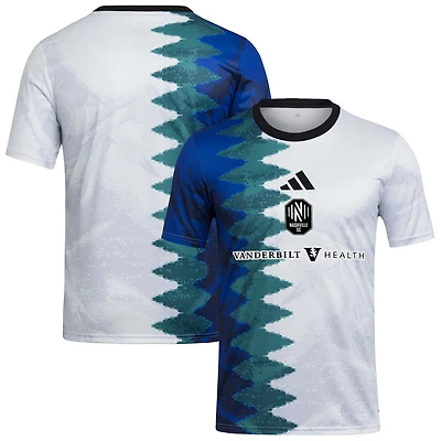 Men's adidas White Nashville SC 2025 Gaming AEROREADY Pre-Match Top