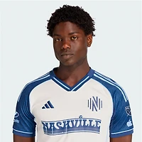 Maillot adidas Nashville SC 2025 blanc authentique pour homme