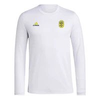 Men's adidas White Nashville SC Local Stoic Long Sleeve T-Shirt