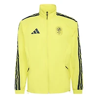 Men's adidas  Yellow Nashville SC 2026 Anthem Raglan Full-Zip Jacket