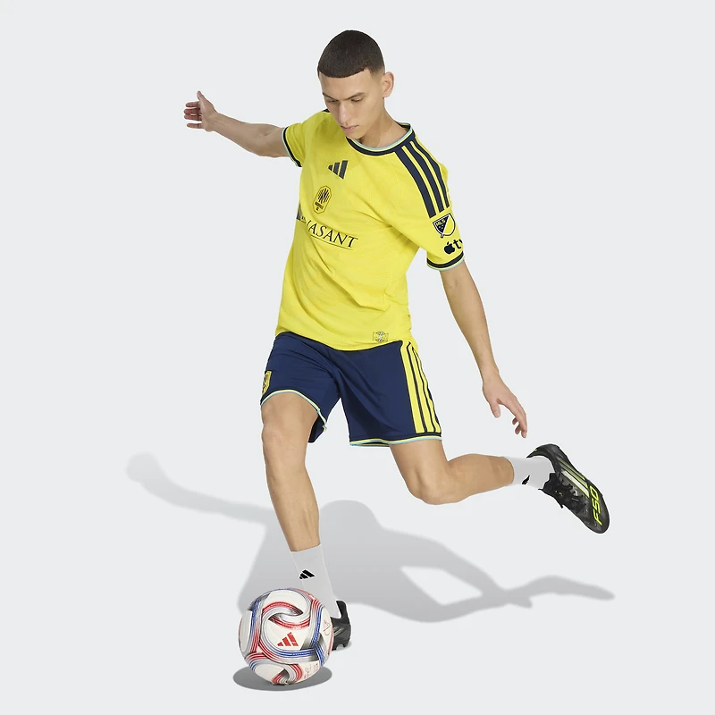 Men's adidas Yellow Nashville SC 2026 The Reverb Kit On-Field Authentic Patch Jersey