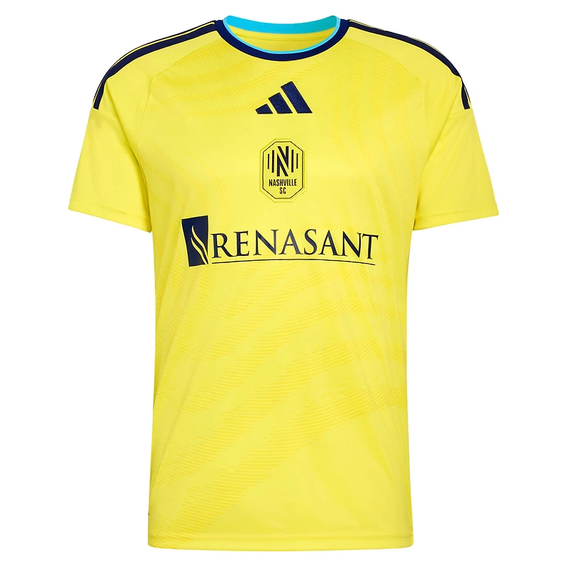 Maillot réplique adidas Nashville SC 2026 The Reverb jaune pour homme