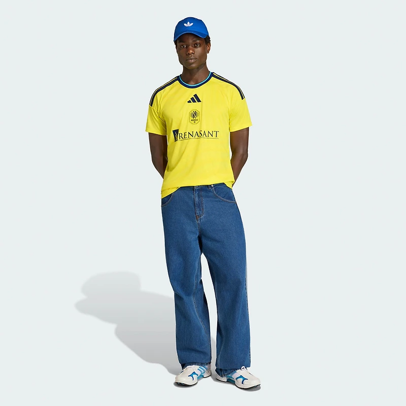 Maillot réplique adidas Nashville SC 2026 The Reverb jaune pour homme