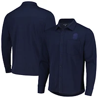 Veste boutonnée Nashville SC Streamer Diamond pour homme, bleu marine Antigua