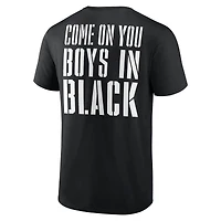 T-shirt noir Fanatics pour hommes Nashville SC Johnny Cash Come On