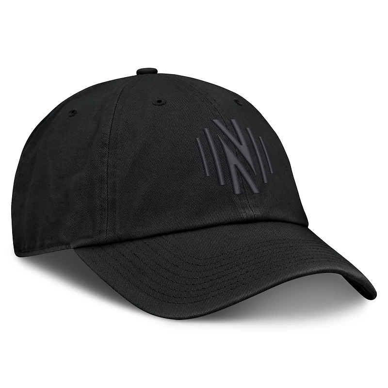 Men's Fanatics  Black Nashville SC Tinge Dad Adjustable Hat