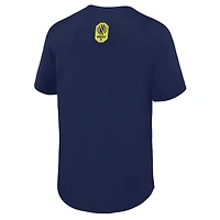 Men's Fanatics Navy Nashville SC Maximum Intensity Button-Up Jersey