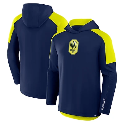 Men's Fanatics Navy Nashville SC Red Card Transitional Pullover Hoodie