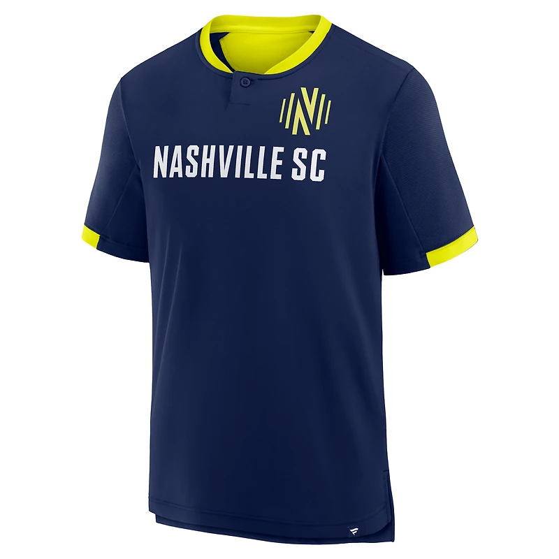 Men's Fanatics Navy Nashville SC Stoppage Time Striker T-Shirt